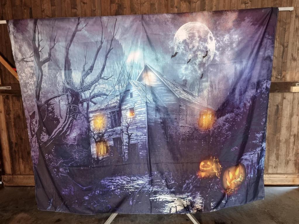 Halloween dekoratiedoek Verlaten Huis